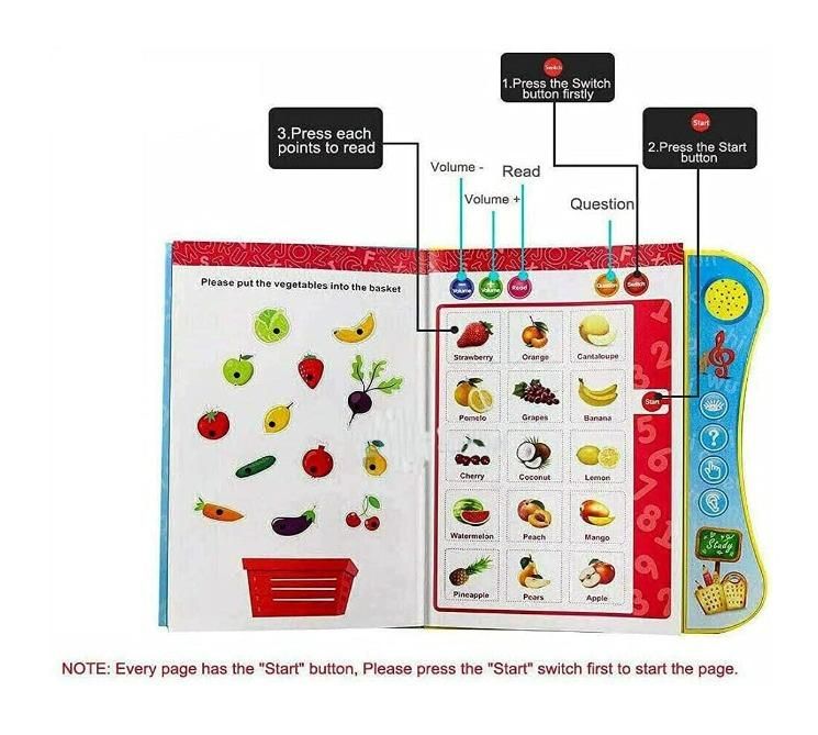 Learning Book with Sound - Multicolor